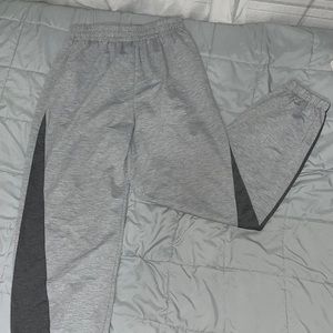 Two toned gray jogger cuffed sweatpants